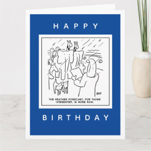 Carte Cartoon de prévisions météo sur l'arche de Noah