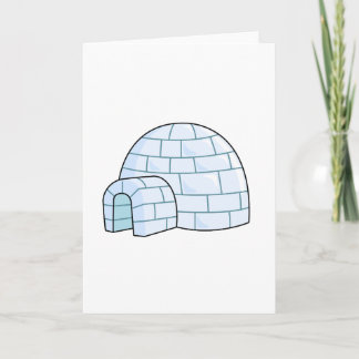 Carte Cartoon Igloo