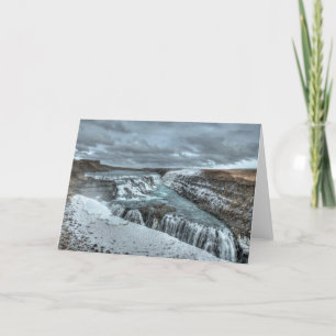 Carte Cascade de Gullfoss, Islande