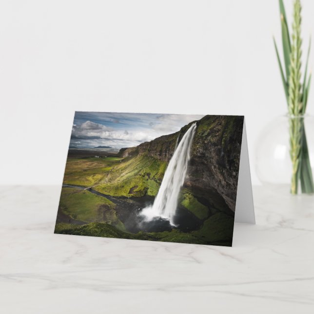 Carte Cascade de Seljalandsfoss | Islande (Devant)