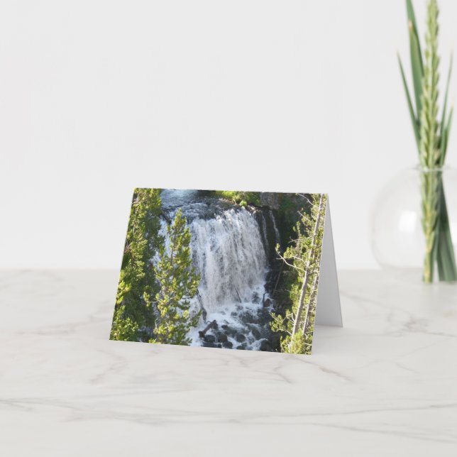 Carte Cascade de Yellowstone (Devant)