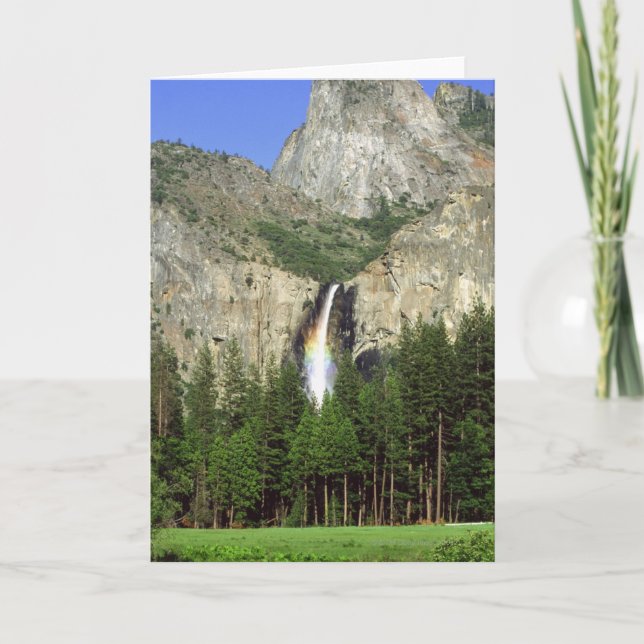 Carte Cascade en parc national de Yosemite, la (Devant)