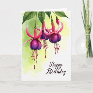 Carte Cascade Florale Douce