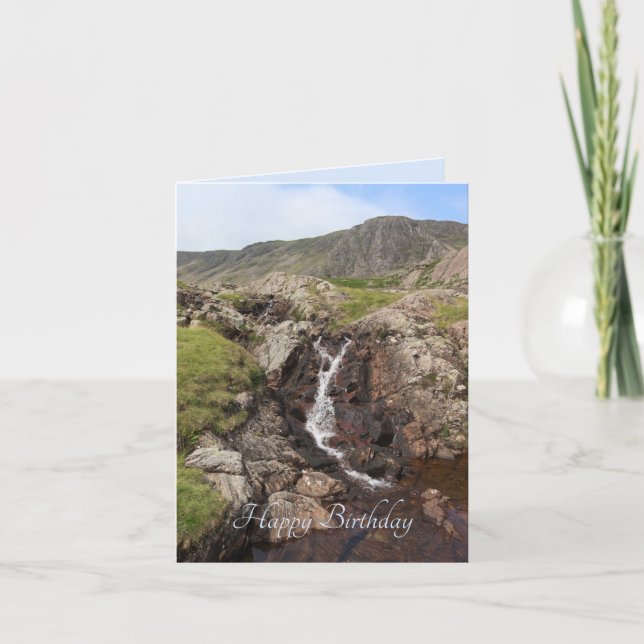 Carte Cascade, Seathwaite, Lake District, Angleterre (Devant)