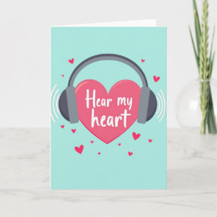 Carte Casque Audio du Cœur