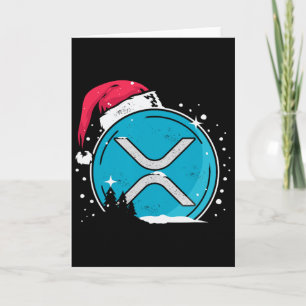 Carte Casquette de Noël Xrp Moonshot Ripple Crypto Merch