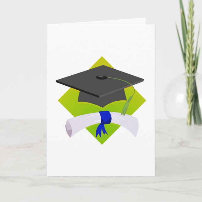 Carte Casquette et diplôme d'obtention du diplôme (Devant)