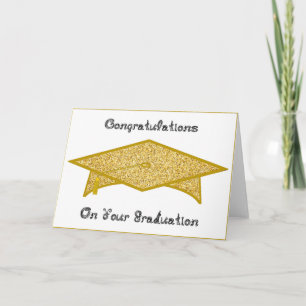 Carte Casquette papier Parties scintillant or de la casq