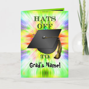 Carte CASQUETTES ! (Carte de diplôme)