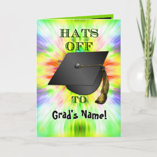Carte CASQUETTES ! (Carte de diplôme)