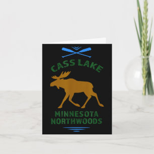 Carte Cass lake minnesota nord bois extérieur pêche