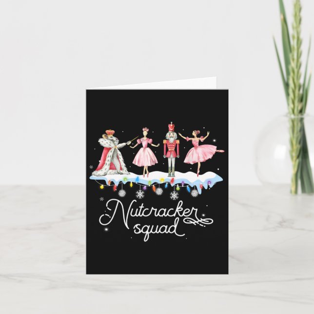 Carte Casse-Noisette de Noël Squad Danse Ballet Femmes E (Devant)
