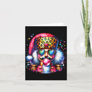 Carte Casse-Noisette Mignon Qui Souffle Du Bubble Gum Nk