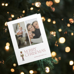 Carte Casse-Noisette moderne Joyeux Noël 2 Photo de fami