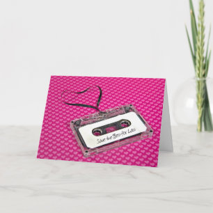 Carte Cassette audio de l'anniversaire d'amour