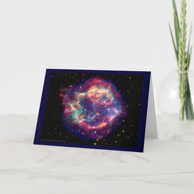 Carte Cassiopée A Supernova ... La mort devient elle (Devant)