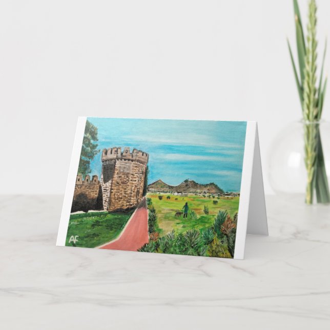 Carte Castell de Benisanó Peinture d'Alfred Fox (Devant)