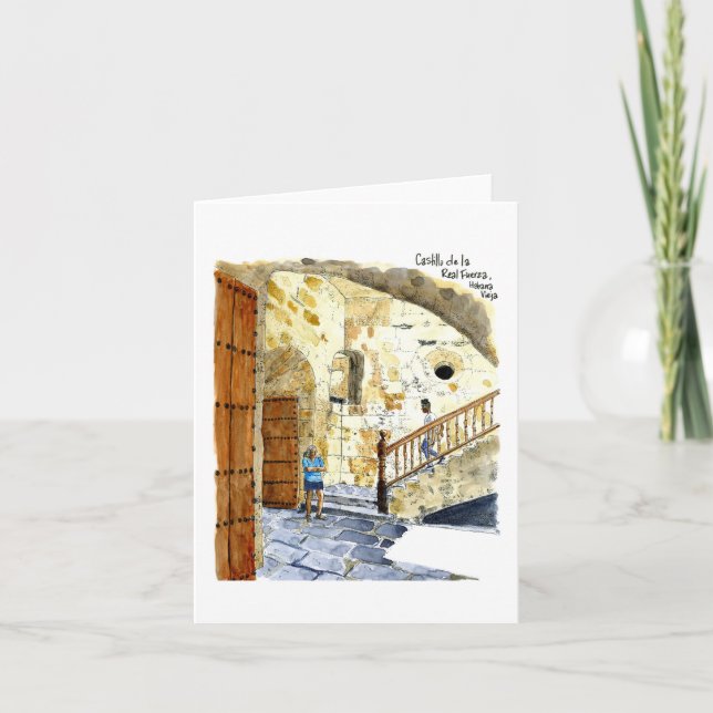 Carte Castillo de la Real Fuerza, vieille La Havane, (Devant)