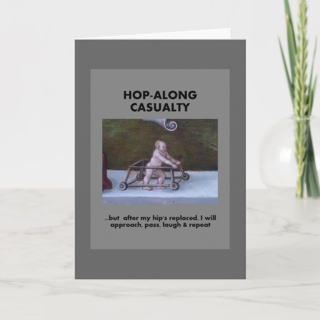 Carte Casualty de Hop-Along - Attendez jusqu'à mon rempl (Devant)