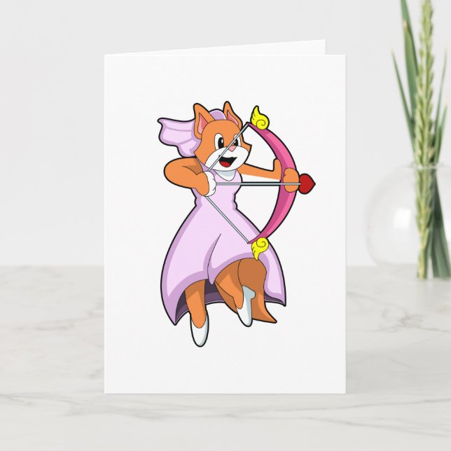 Carte Cat as Bride with Wedding dress.PNG (Devant)