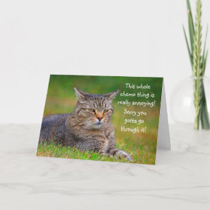 Carte Cat Chemo Support Encouragement