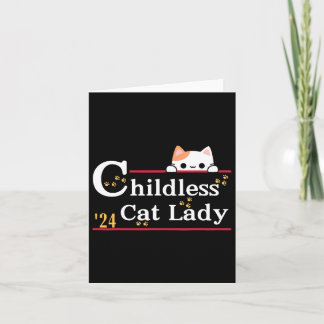 Carte Cat Lady 2024 Élections politiques amusantes Démoc