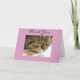 Carte Cat Merci