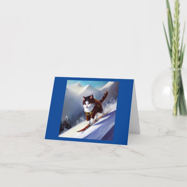 Carte Cat Snowboard (Devant)