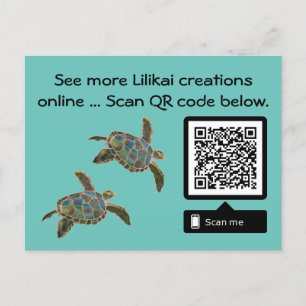 Carte Catalogue - Tortue Lilikai