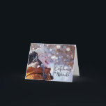 Carte Catching a Miracle, Boy Catching Snowflake<br><div class="desc">Boy catching snowflakes on his tongue,  "Catching a miracle."</div>