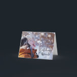 Carte Catching a Miracle, Boy Catching Snowflake<br><div class="desc">Boy catching snowflakes on his tongue,  "Catching a miracle."</div>