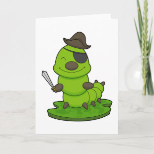 Carte Caterpillar as Pirate
