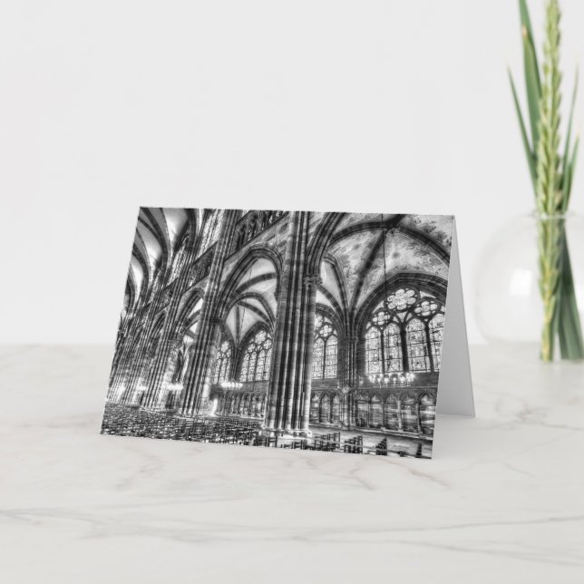 Carte Cathédrale de Strasbourg (Devant)