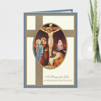 Catholicisme Carême Crucifixion Jésus Vierge Marie