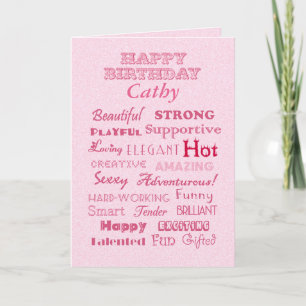 Carte Cathy Joyeux Anniversaire Paroles de louanges