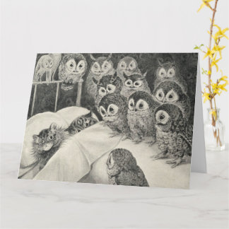 Carte Cats Nightmare. Louis Wain