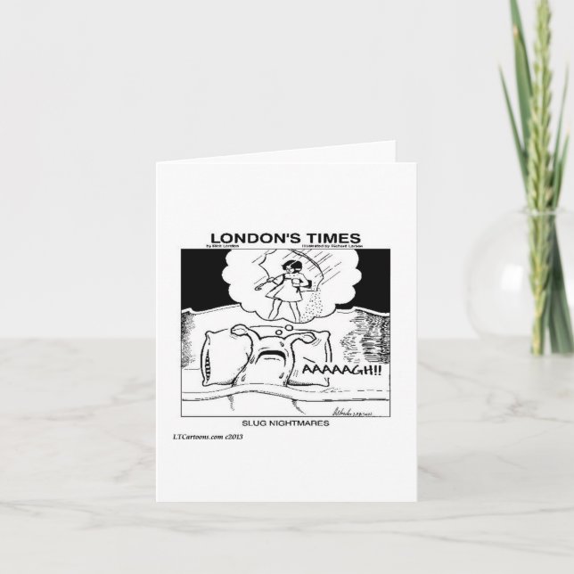 Carte Cauchemars de limaces Classique LTCartoons Bande d (Devant)
