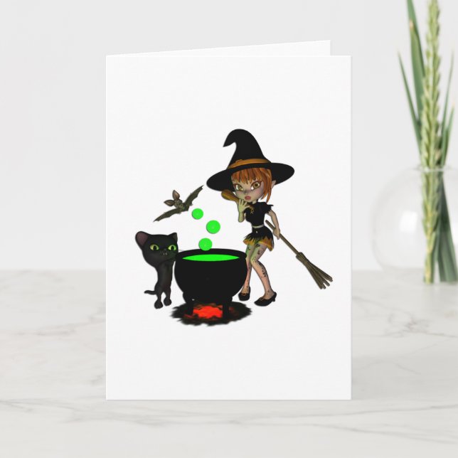Carte Cauldron Witch (Devant)
