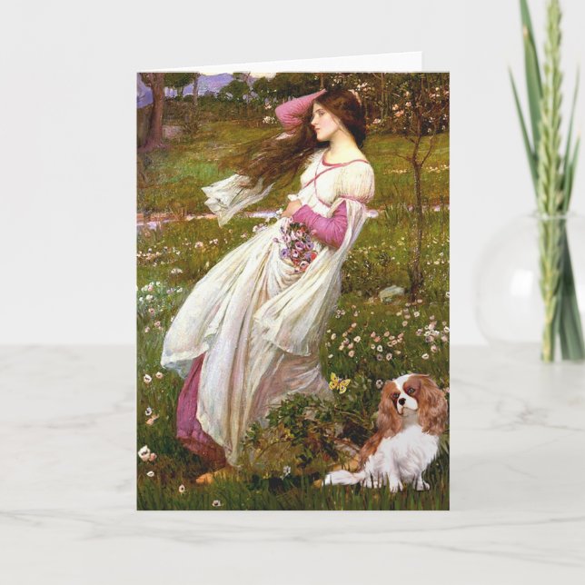 Carte Cavalier 2 (Bl) - Fleurs à vent (Devant)