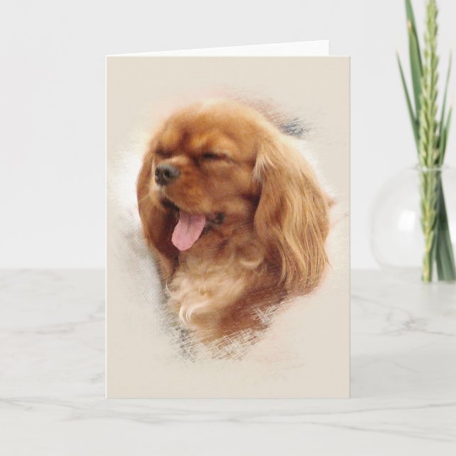 Carte Cavalier King Charles Spaniel (Devant)
