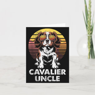 Carte Cavalier King Charles Spaniel Oncle Chien Vintage