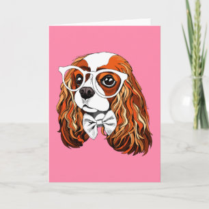 Carte Cavalier King Charles Spaniel Portrait