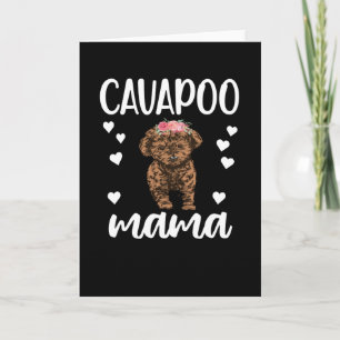 Carte Cavapoo dog Mama Cavoodle Dog
