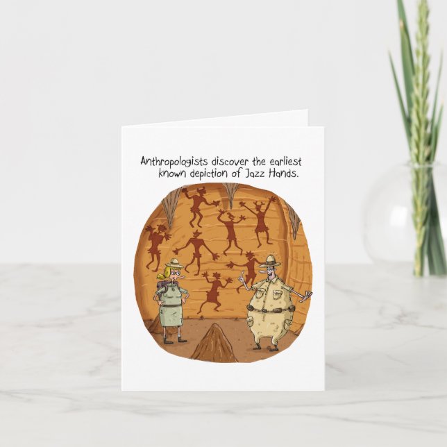 Carte Cave Man Jazz Hands (Devant)
