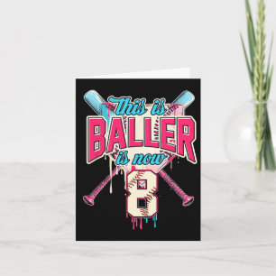 Carte Ce Baller Est Maintenant 8 Ice Cream Driam Basebal