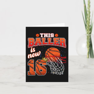 Carte Ce basketteur a désormais 16 ans Joyeux M