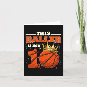 Carte Ce Basketteur a Maintenant 10 Ans Joyeux M