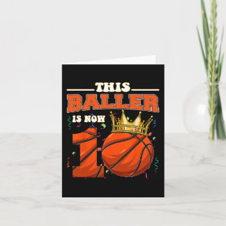 Carte Ce Basketteur a Maintenant 10 Ans Joyeux M