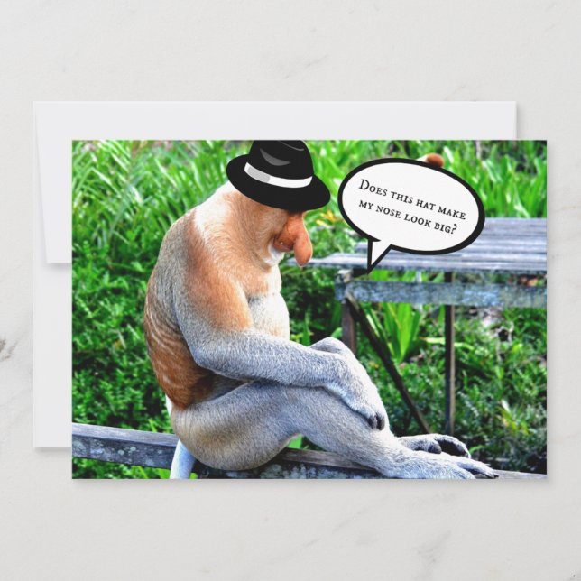 Carte Ce casquette me fait-il paraître gros le nez ? (Devant)