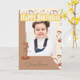 Carte Ce Chat Vie Mignonne Chat Brown Photo Motif